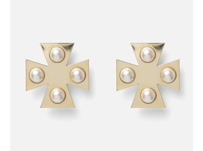 Boucles d'oreilles Nostra, perle