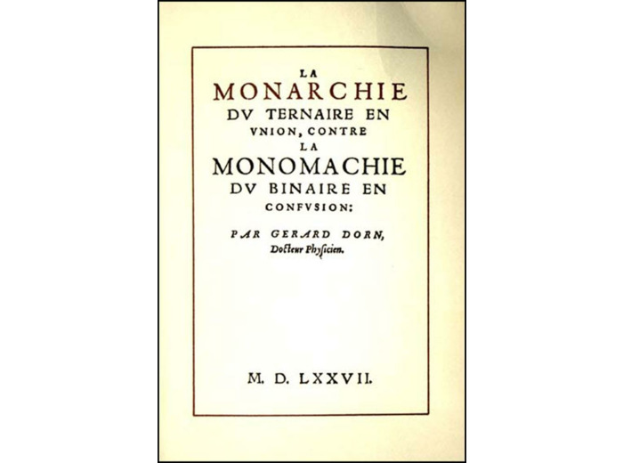 LA MONARCHIE DU TERNAIRE
