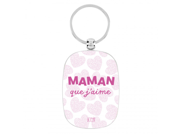 PORTE CLEFS maman que j'aime