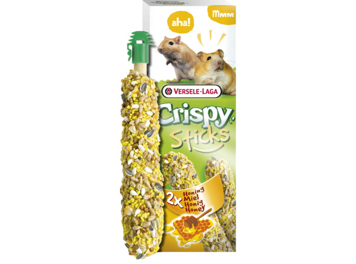 Crispy Sticks au miel pour hamsters & gerbille - 2x55g