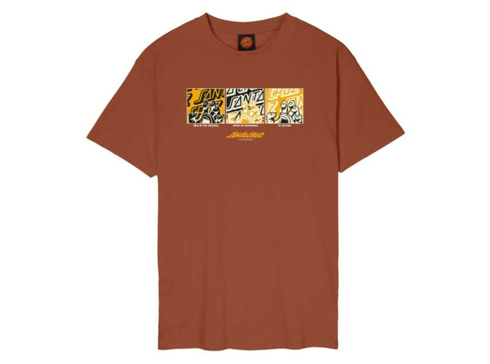 Tee Shirt SANTA CRUZ Handled Front Baked Clay