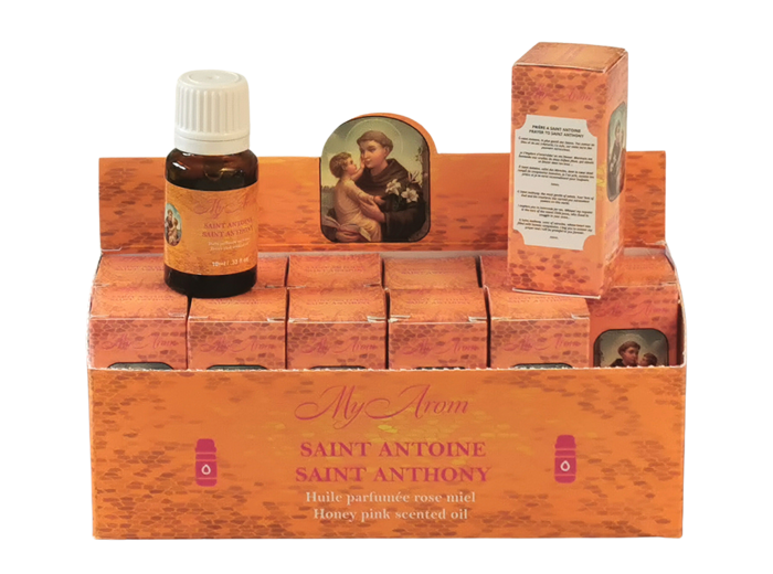 Flacon d'Huile Parfumée 10ml Saint Antoine/Rose Miel