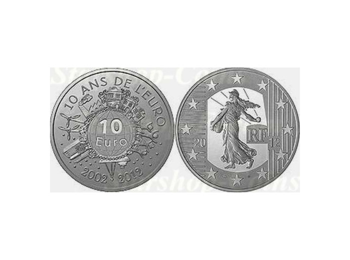 France 2012  B.E 10 EURO SEMEUSE