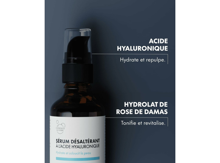 Serum a l acide hyaluronique 50ml Clemence & Vivien