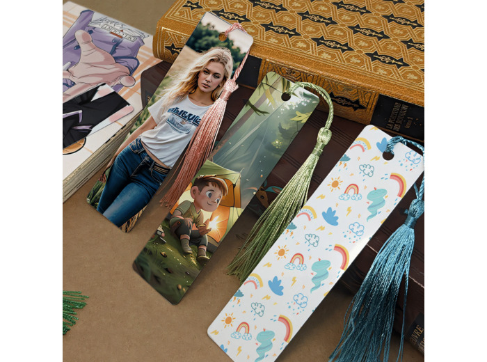 Marque page personnalisé en aluminium