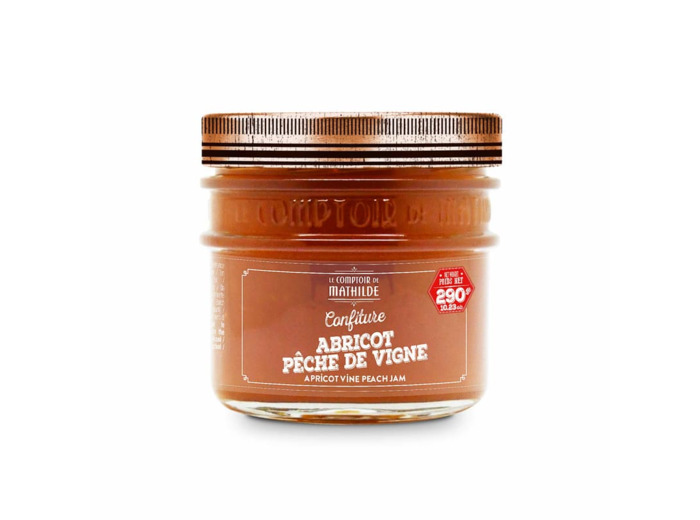 Confiture Abricot Pêche de Vigne 290G