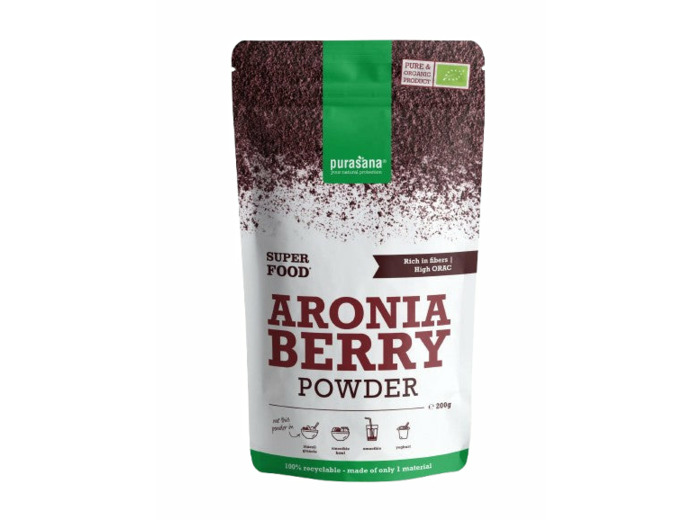 Poudre d’Aronia Bio-200g-Purasana