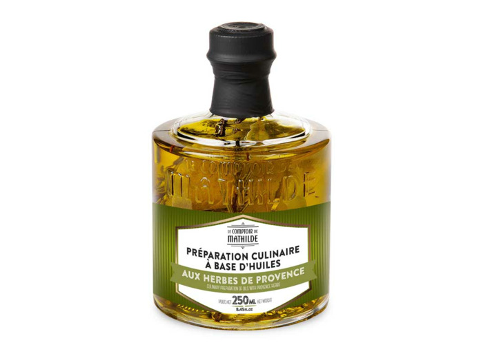 Préparation Culinaire à Base d'Huiles aux Herbes de Provence - 250 ML