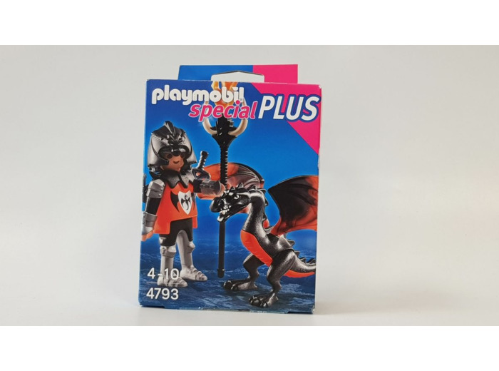 PLAYMOBIL 4793 CHEVALIER ET DRAGON PLAYMOBIL SPECIAL PLUS Boite abimée