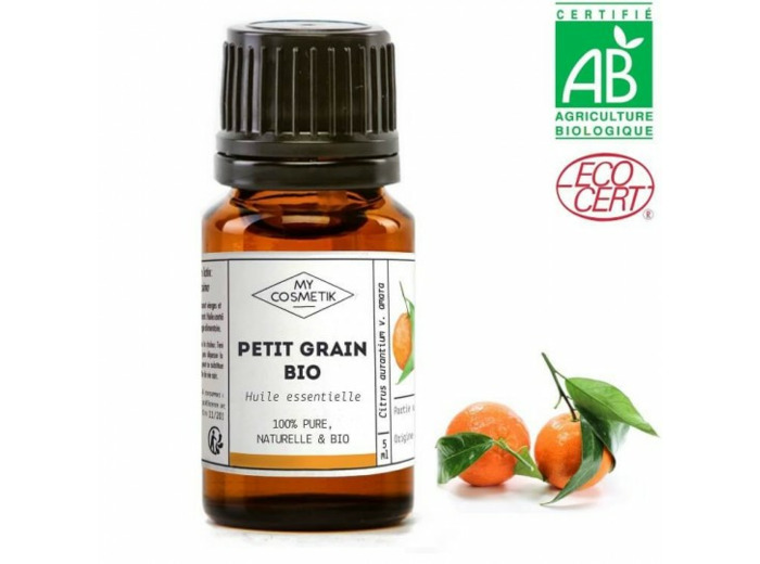 Huile essentielle de Petit Grain bigarade BIO (AB) - 10ml - My Cosmetik