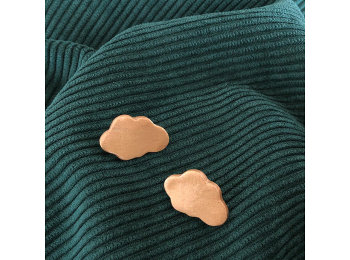 Broche - Nuage doré