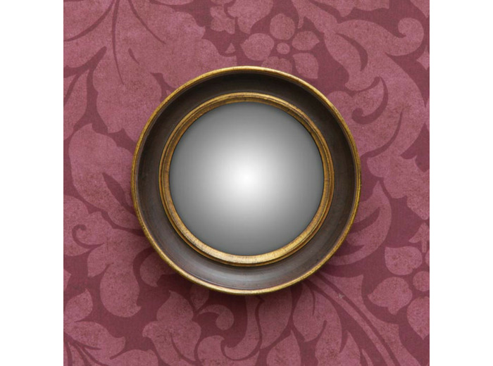 Miroir convexe double bord 4x18cm