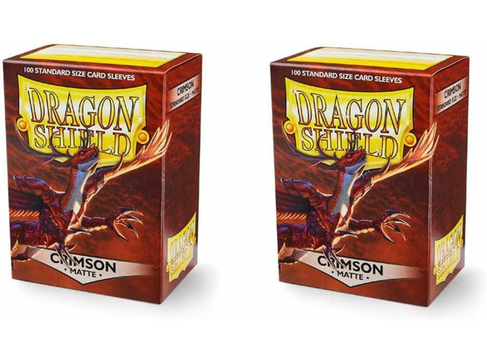Dragon Shield Matte : Crimson