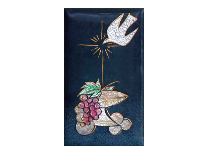 Calice et raisin 7X4cm - EMAUX DU LIBAN