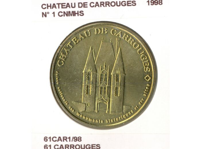 61 CARROUGES CHATEAU DE CARROUGES N1 CNMHS 1998 SUP-