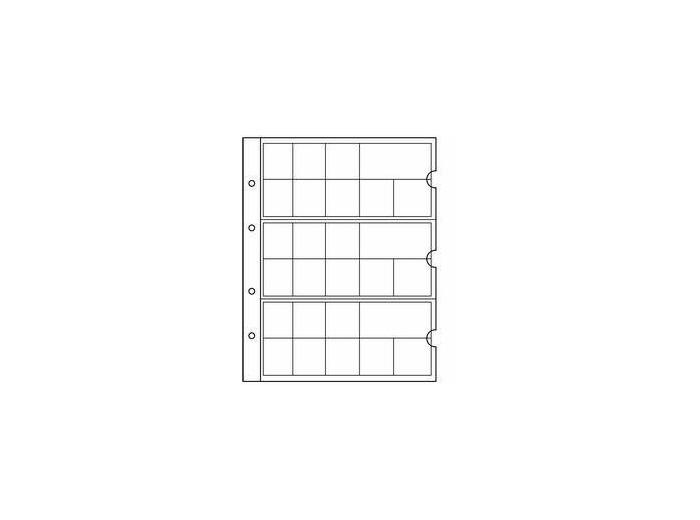 NUMIS FEUILLE 24 Cases pour 3 séries d'Euro 338426