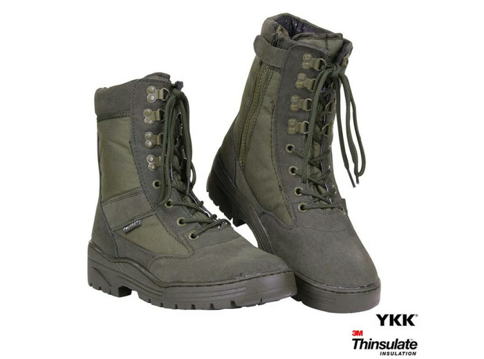 Chaussures rangers tactiques zippées – Déstockage second choix 24,95€