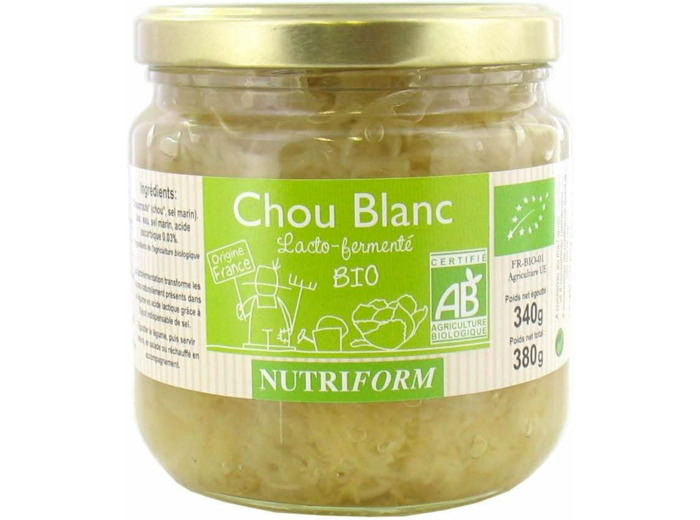 Choucroute au naturel 340g ne Nutriform