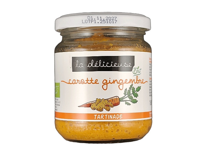 Tartinade Carotte Gingembre 180g Bio