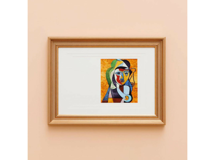 Tableau impression cubiste 60x80x3cm