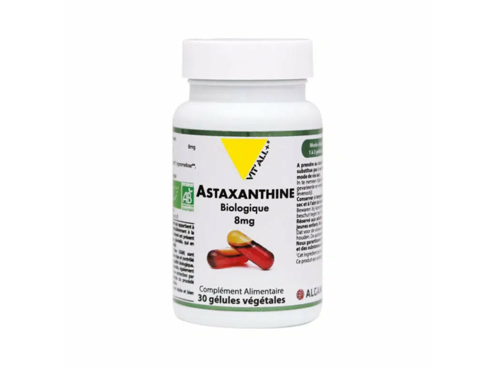 Astaxanthine Bio-8mg-30 gélules-Vit'all+