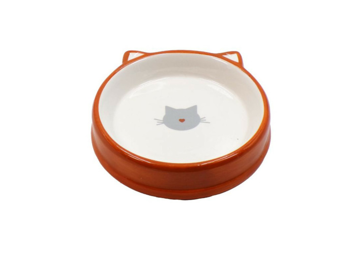 Écuelle céramique CHAT orange - 200ml
