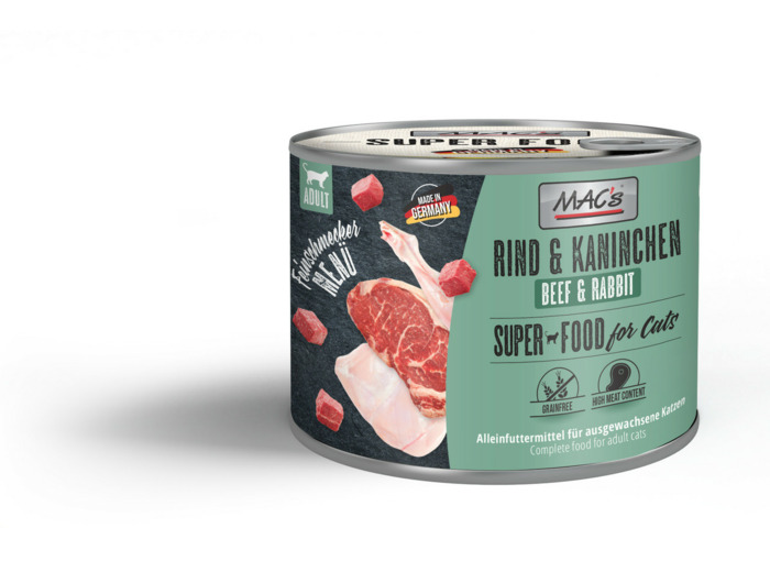 MAC'S Chat Gourmet, Boeuf & Lapin - 250g