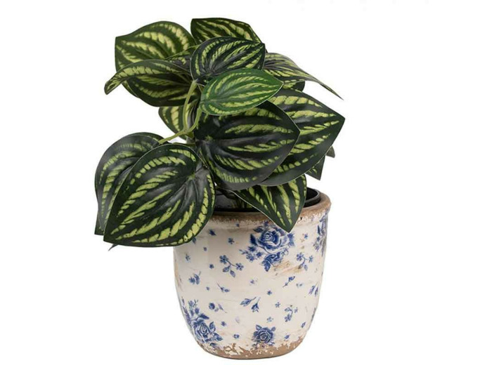 Cache pot roses en céramique 11X10cm