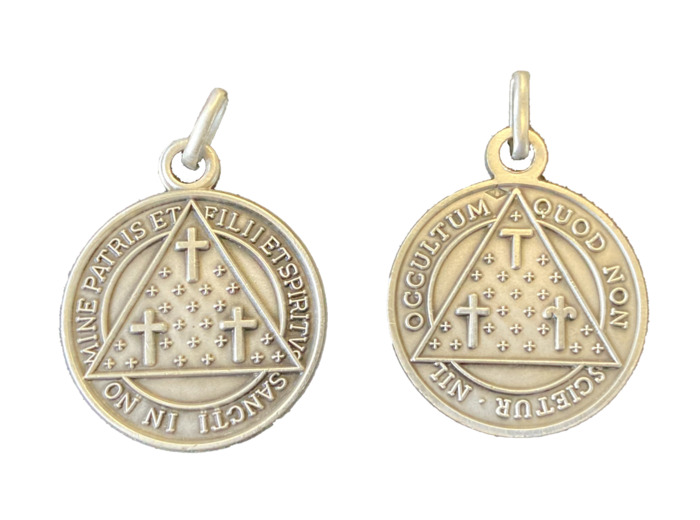 Médaille 23mm en Argent 925 - Mystérieuse