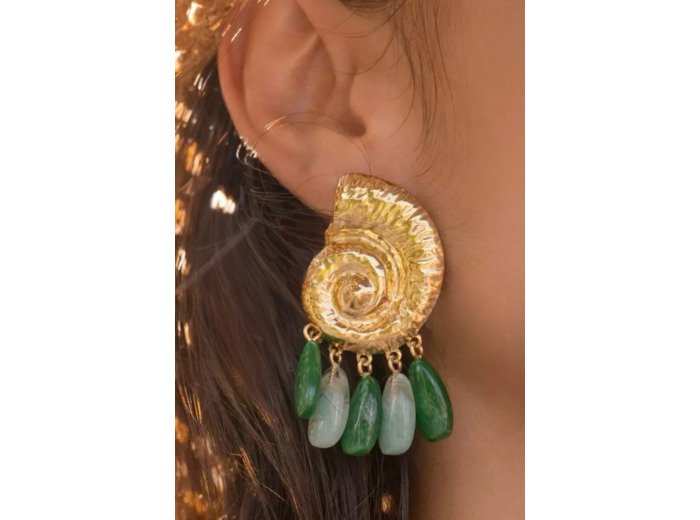 Boucles coquillage