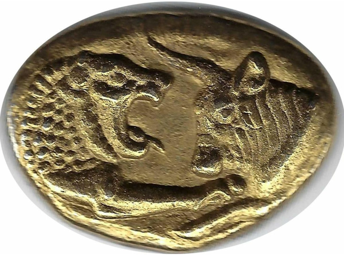 COLLECTION BP I LE TRESOR DES DES MONNAIES ANTIQUES CRESUS STATERE TTB