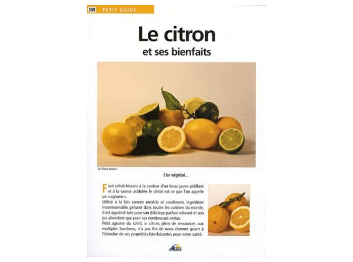 Le citron et ses bienfaits.
