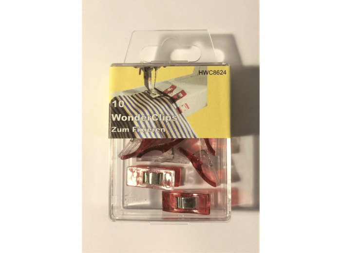 Blister 10 pinces couture HWC8624