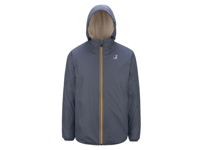 Blouson K-WAY Claude Orsetto Grey Blue Avio