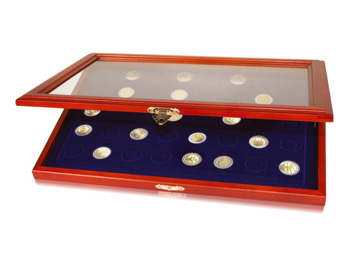 VITRINE EN BOIS POUR 2 EURO sous CAPS ou pour 10 Euro (safe 5869)