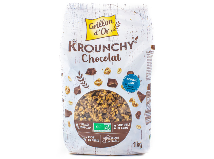 Céréales Déjeuner Krounchy Chocolat Bio 1kg