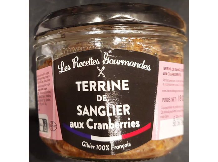 Terrine de Sanglier aux Cranberries