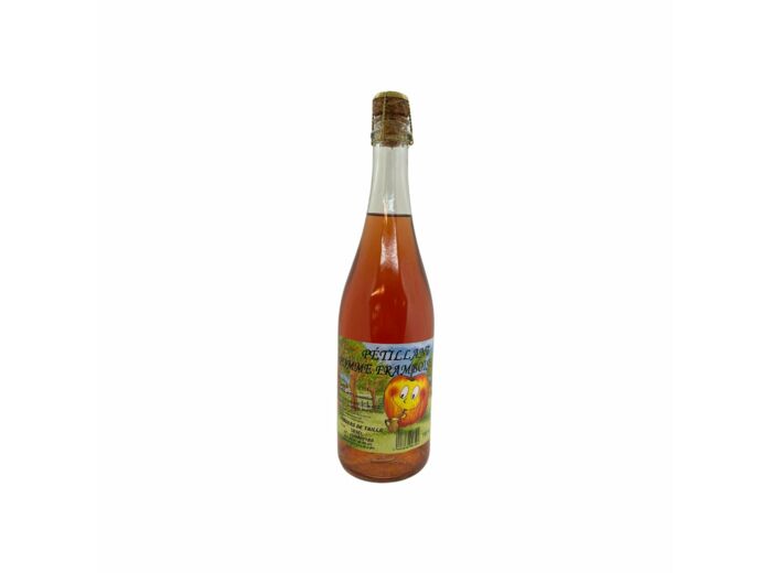 Jus de pomme pétillant framboise 75 cl