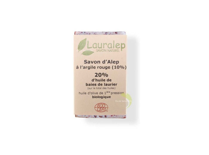 Le savon d'Alep à l'Argile Rouge 150g