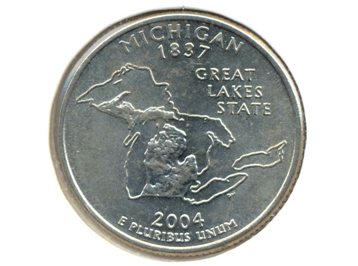 AMERIQUE (U.S.A) 1/4 DOLLAR 2004 D MIGHIGAN SUP