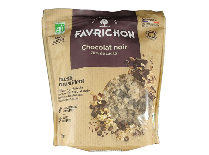 Céréales Muesli Croustillant Chocolat Noir Sans Gluten 450g Bio
