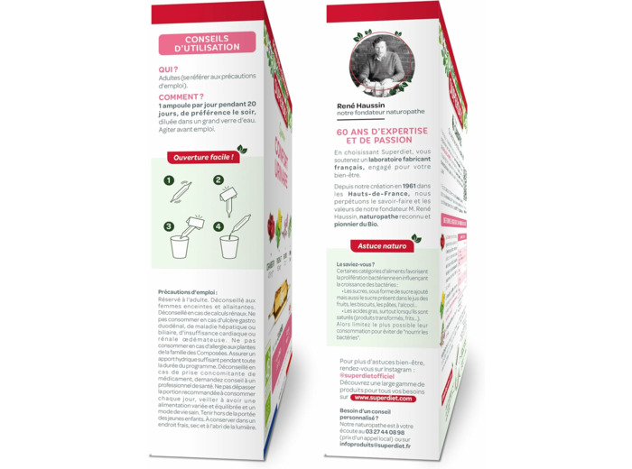 Quatuor confort urinaire ampoule 20x15ml SUPER DIET