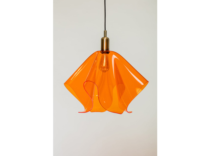 Lustre Boréal orange transparent