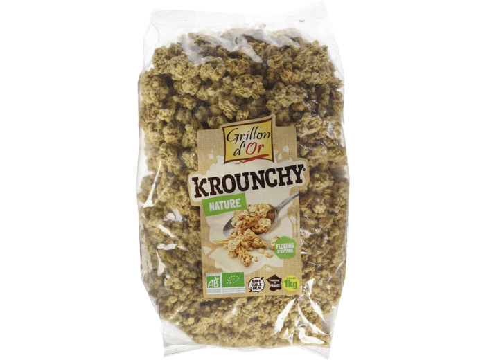 Krounchy avoine nature 1kg Grillon d Or