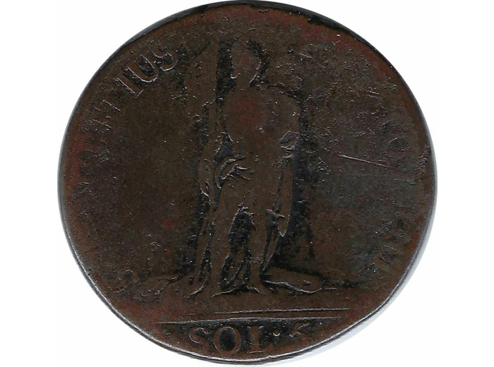 ITALIE (SARDAIGNE) 5 SOLDI 1794 B+