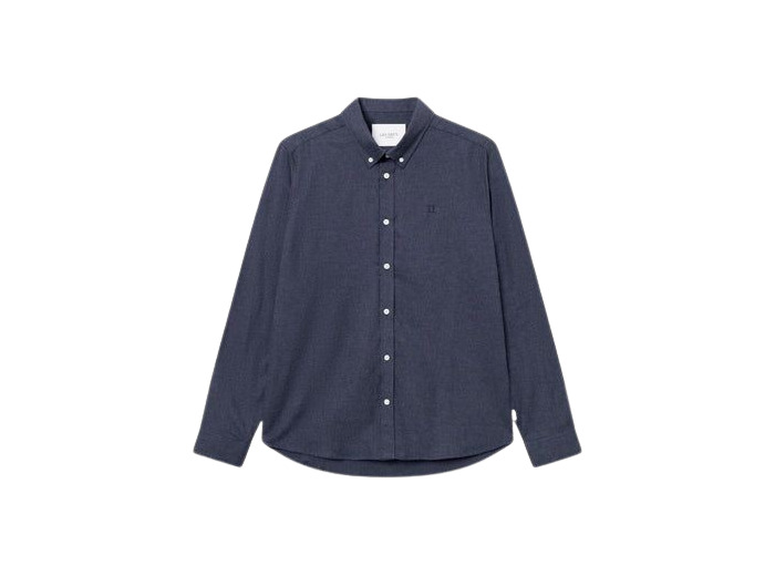 Chemise LES DEUX Desert Reg Dark Navy Melangé