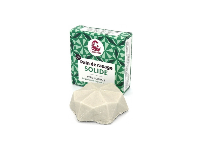 Pain de rasage solide Thé vert citron sans huile essentielle 80ml