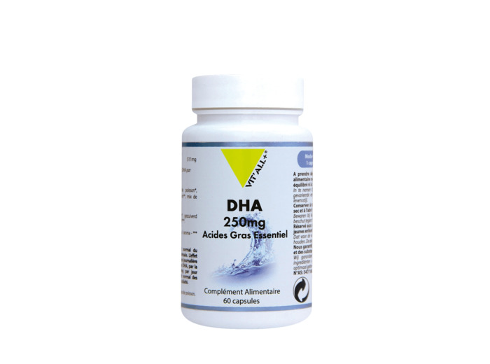 DHA 250mg-60 capsules-Vit'all+