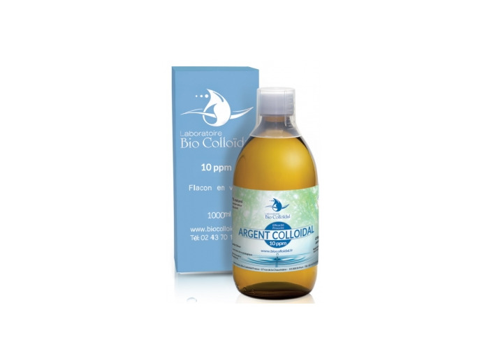 Argent Colloïdal 10 PPM 1litre