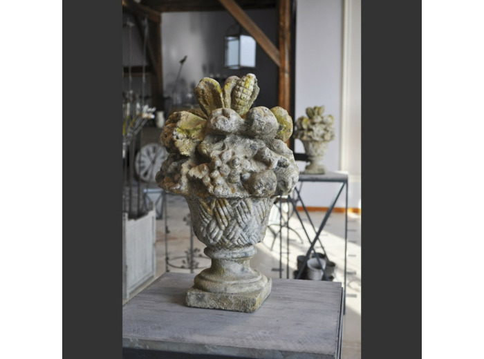 Paire de bouquets Iris 28x47cm